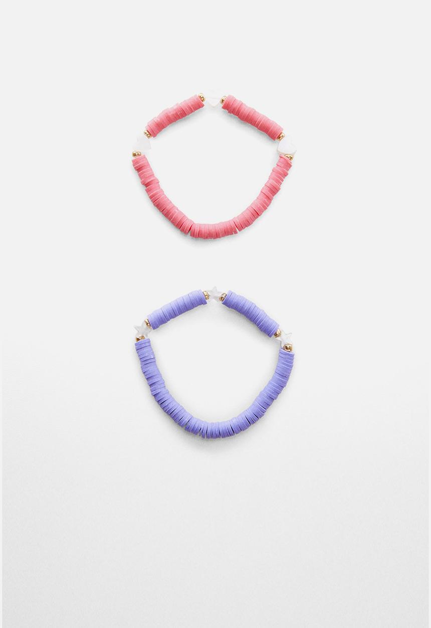 MANGO - Bracelet pasti - pink