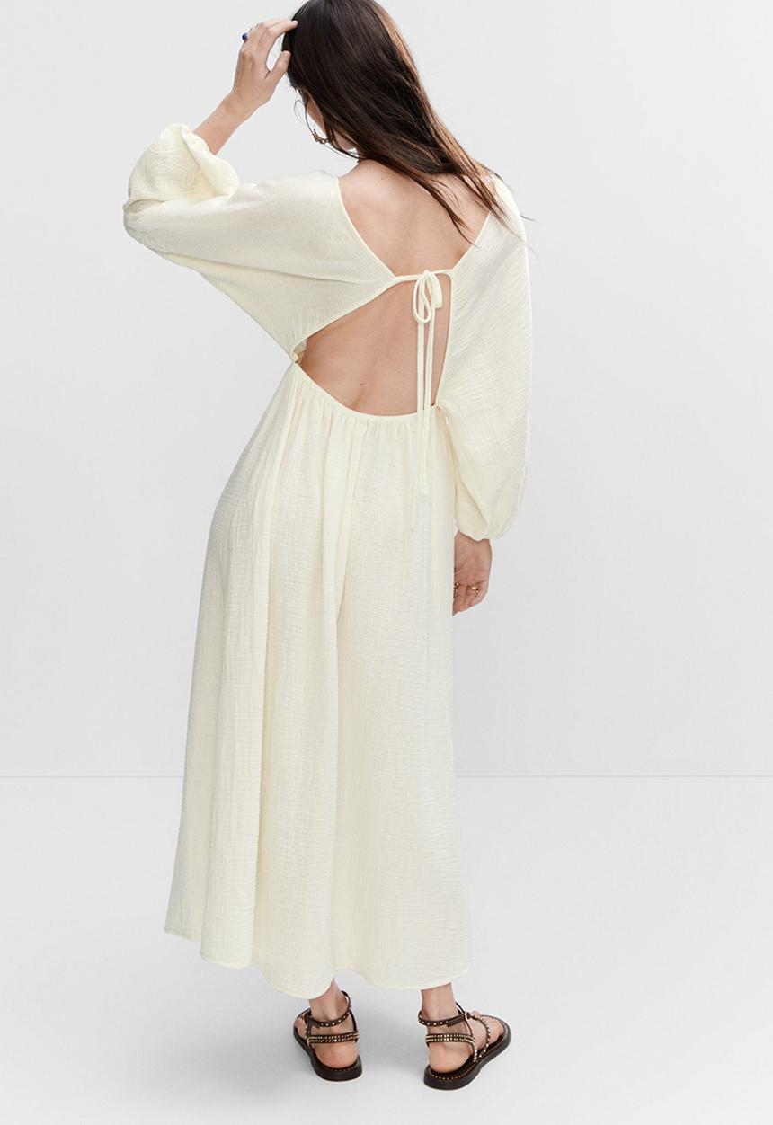 MANGO - Dress haizea - natural