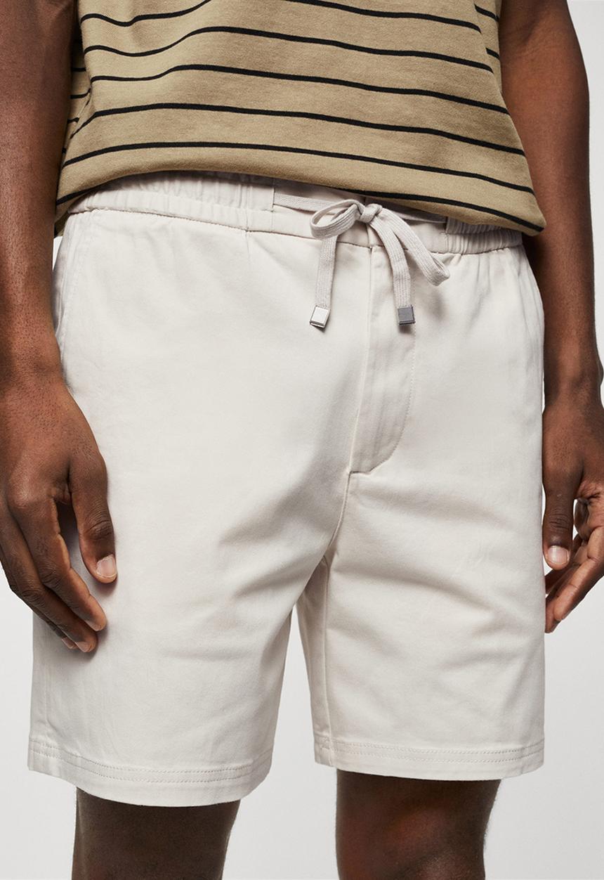 MANGO - Bermuda shorts rey - beige