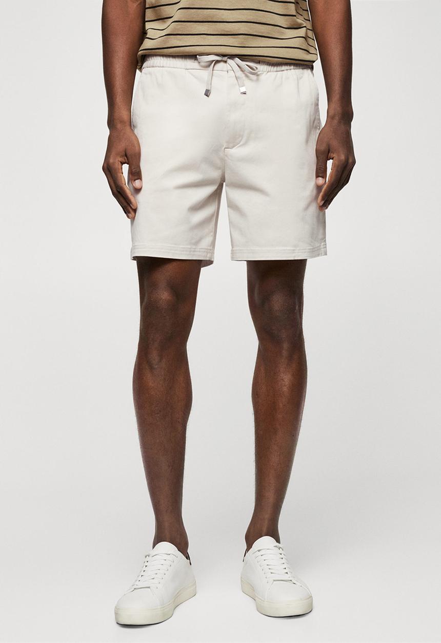 MANGO - Bermuda shorts rey - beige