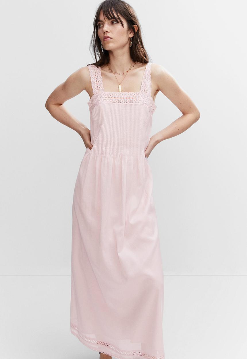 MANGO - Dress nube - light pink