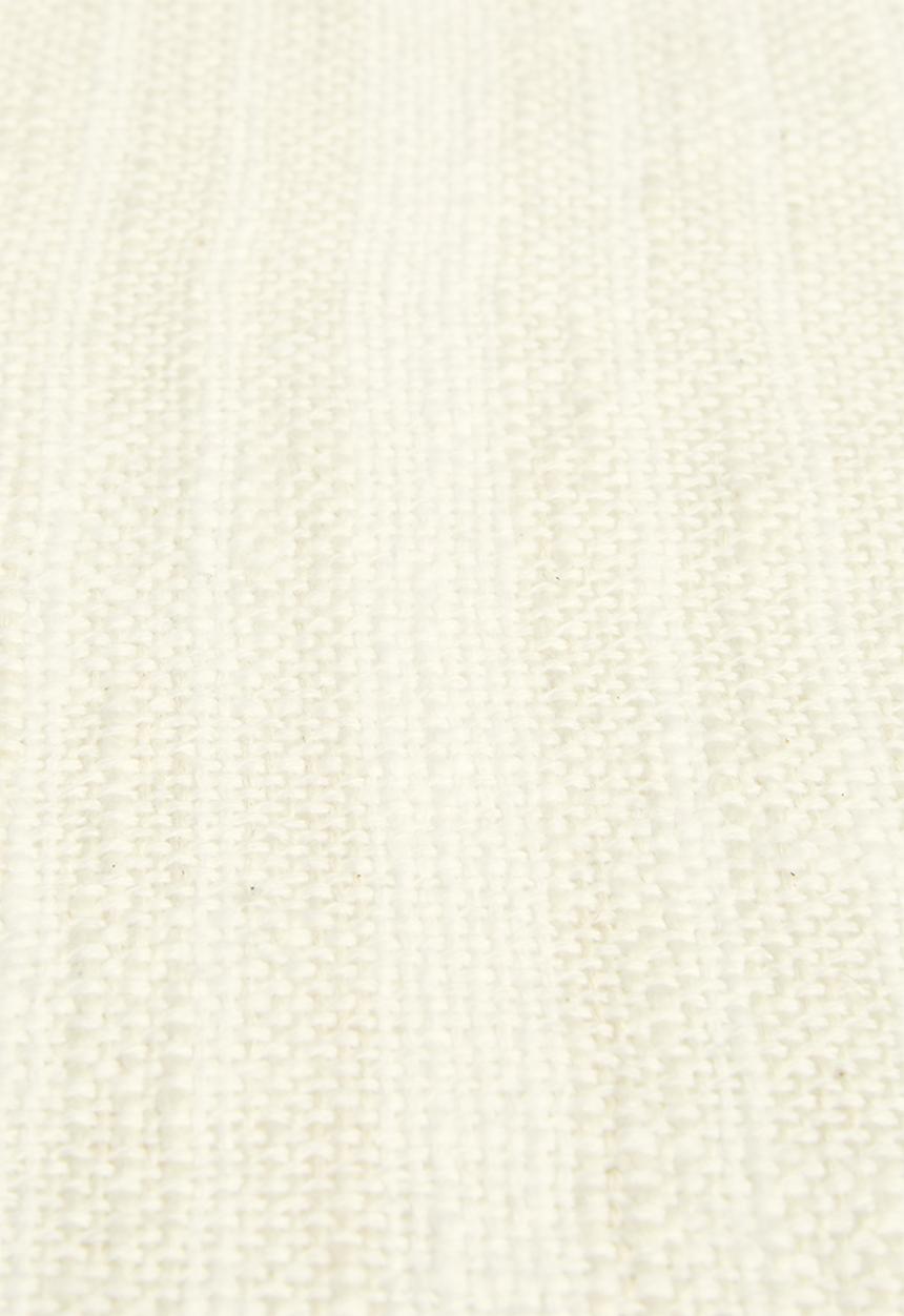 H&S - Clara cotton throw - off white
