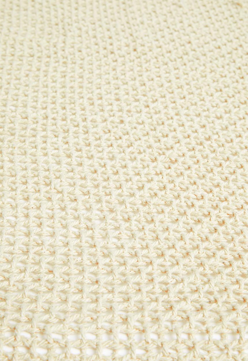 H&S - Sona cotton throw - cream