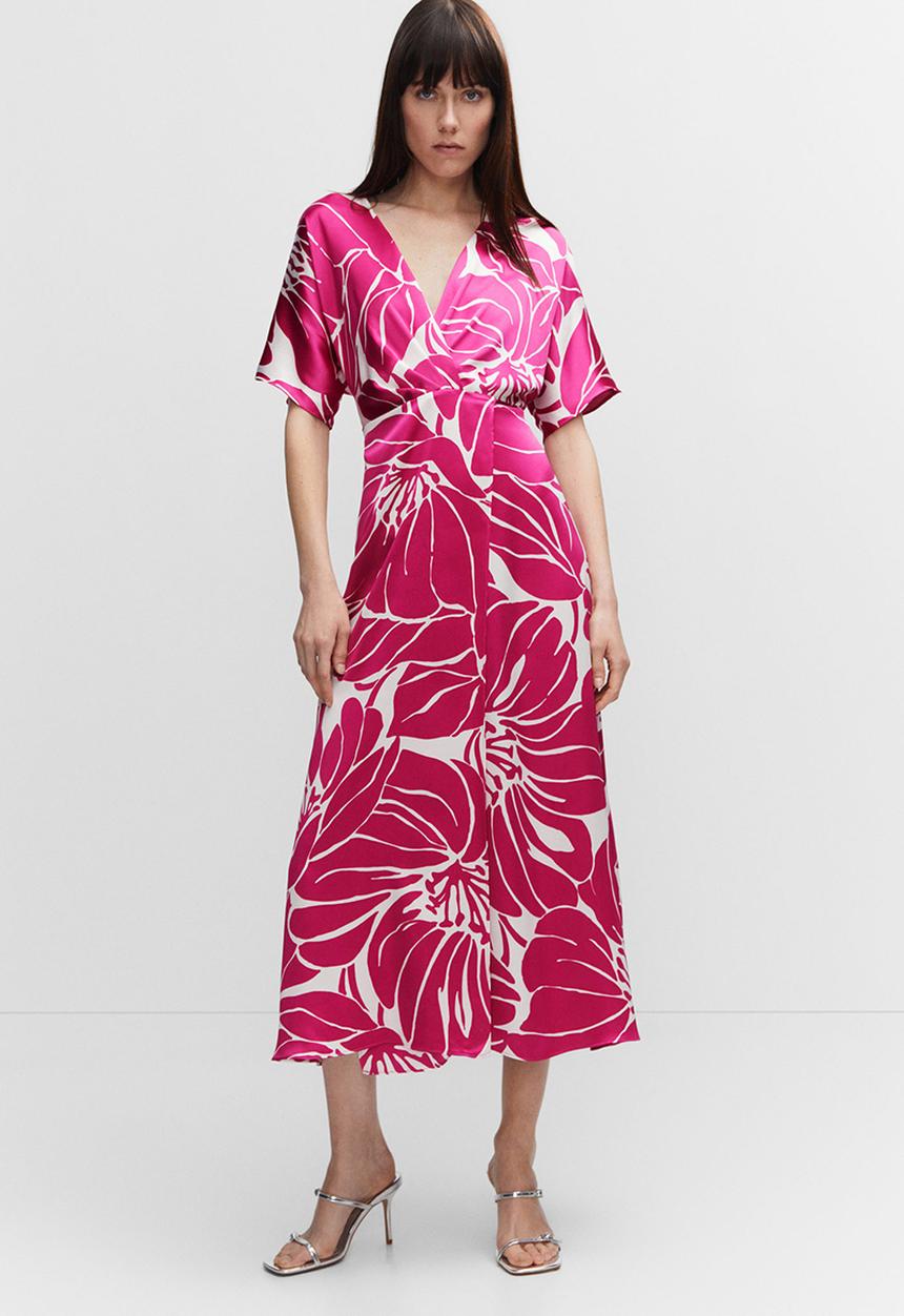 MANGO - Dress fresia - bright pink