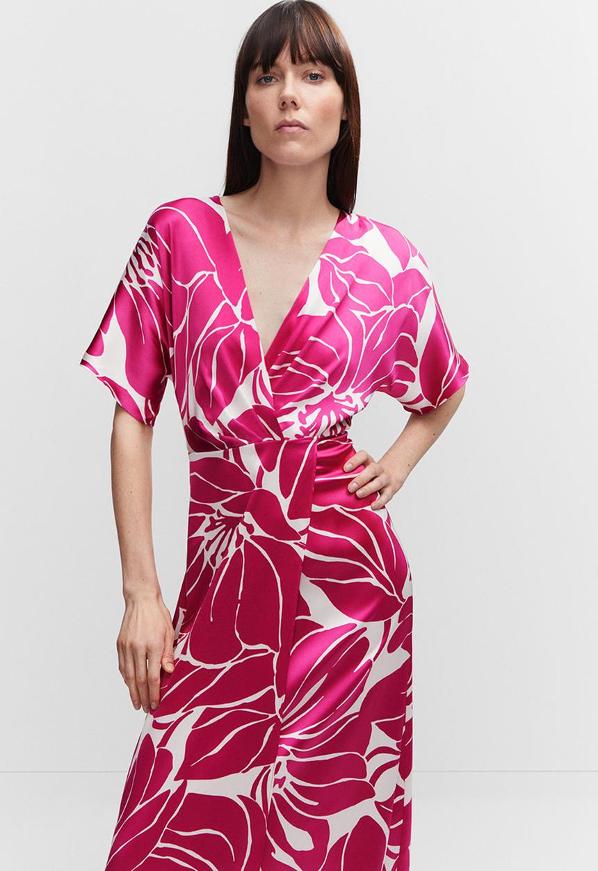MANGO - Dress fresia - bright pink