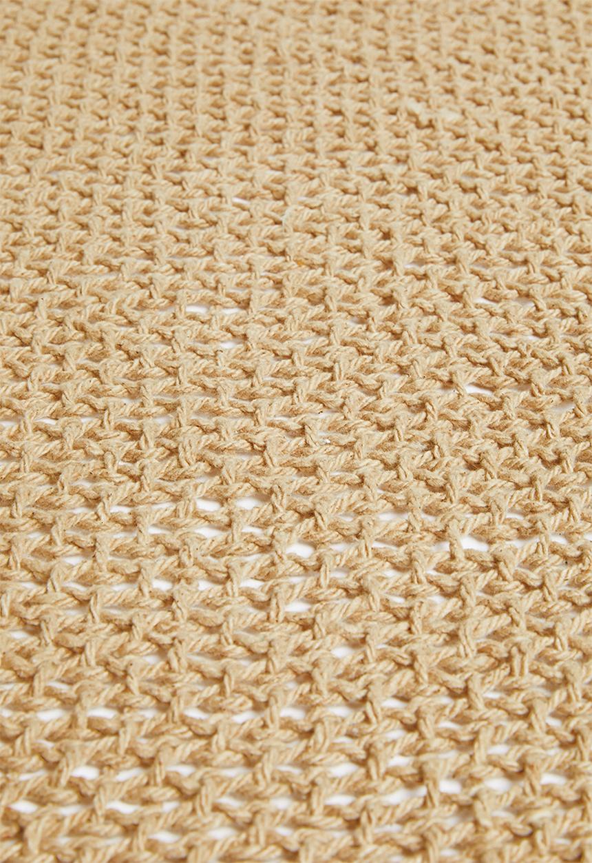 H&S - Sona cotton throw - brown