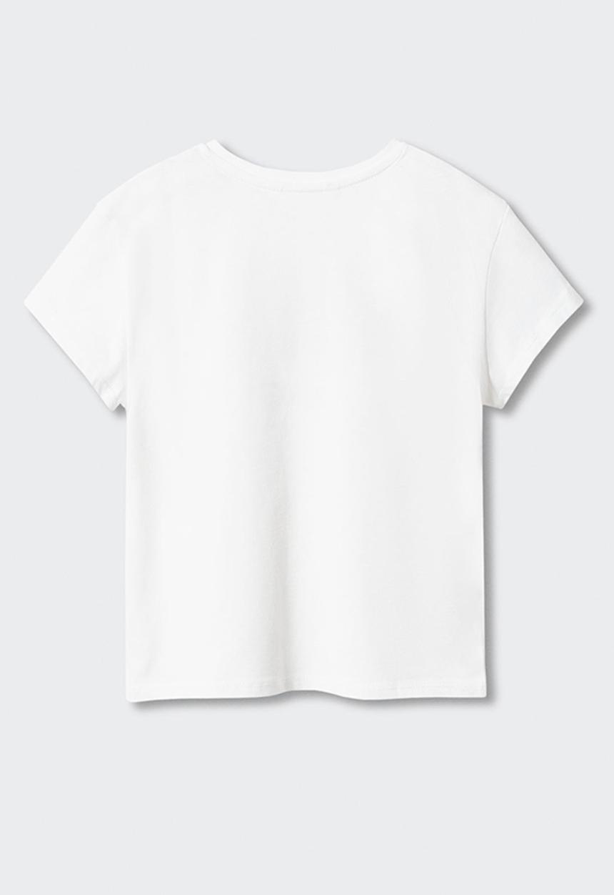 MANGO - T-shirt conejos - offwhite