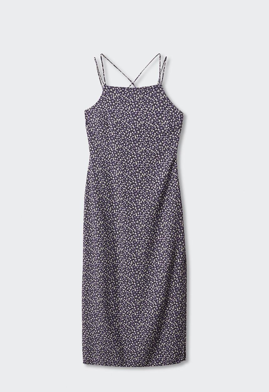 MANGO - Dress carlota - blue