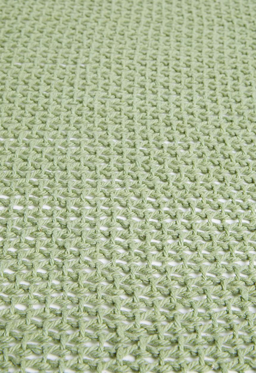 H&S - Sona cotton throw - green