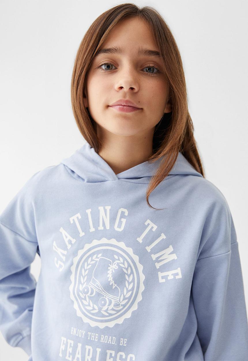 MANGO - Sweatshirt skate - sky-blue
