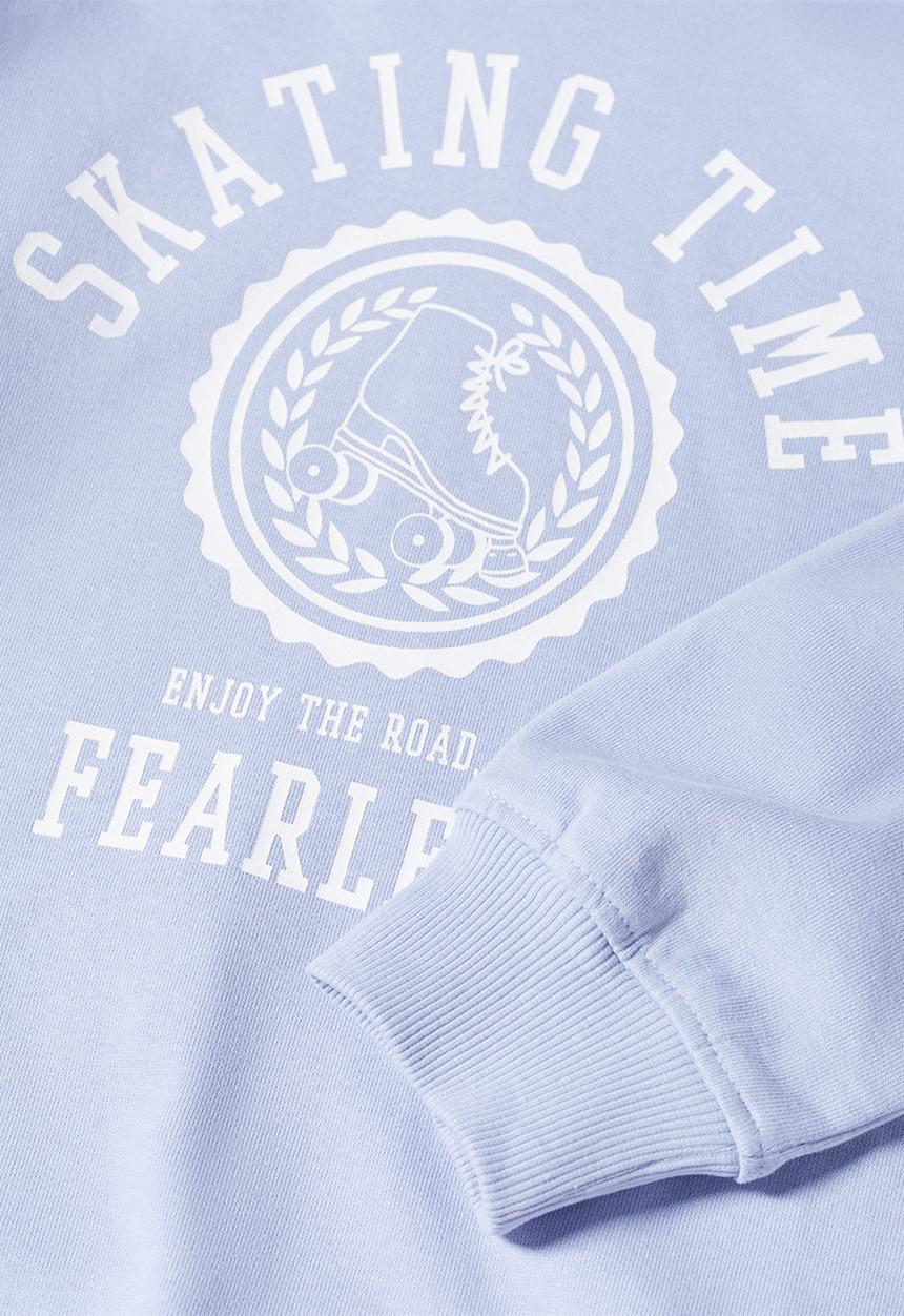 MANGO - Sweatshirt skate - sky-blue