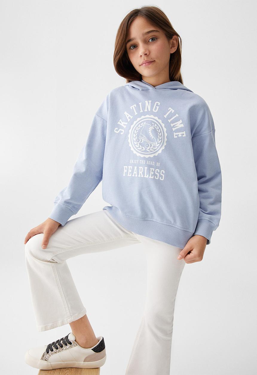 MANGO - Sweatshirt skate - sky-blue