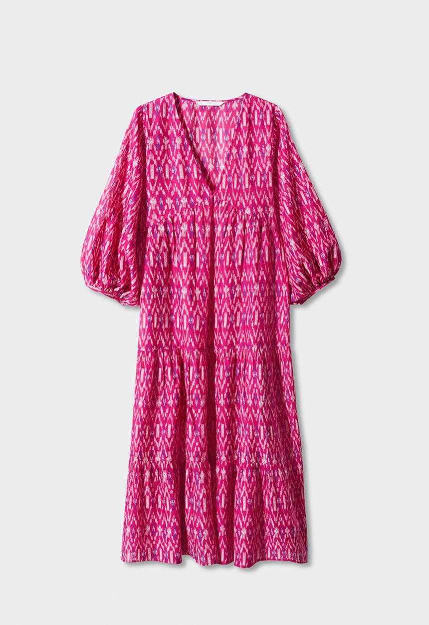 MANGO - Dress blush - bright pink