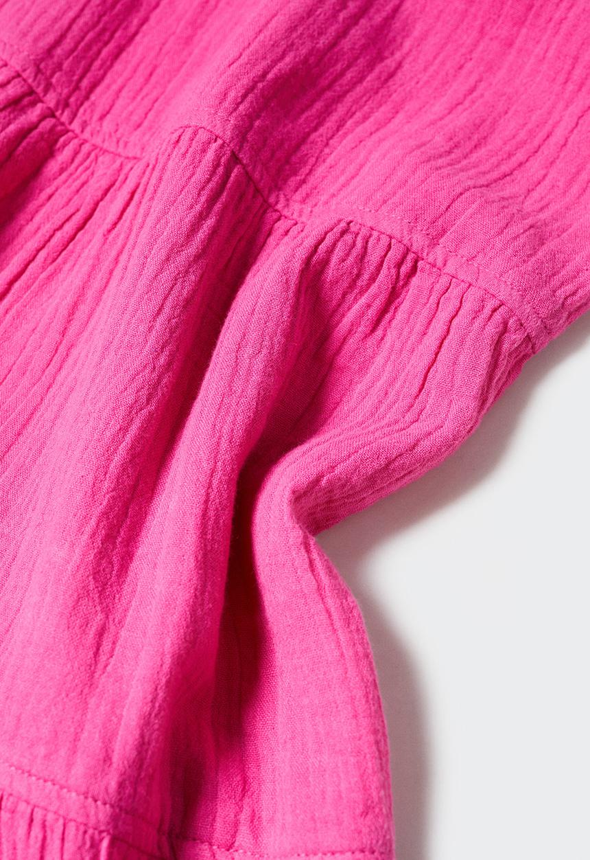 MANGO - Dress bambu - bright pink