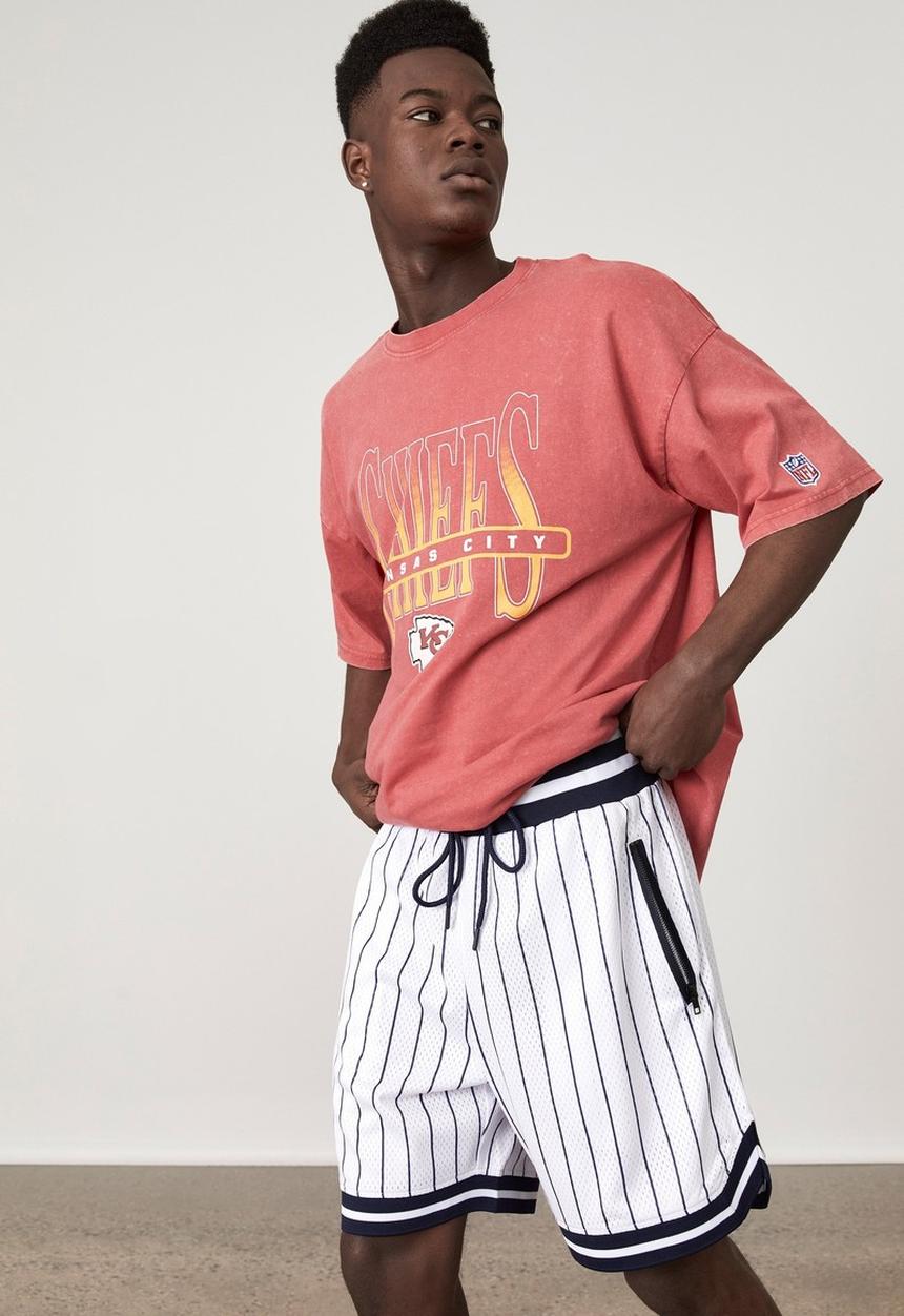 Factorie - Basketball short - white 