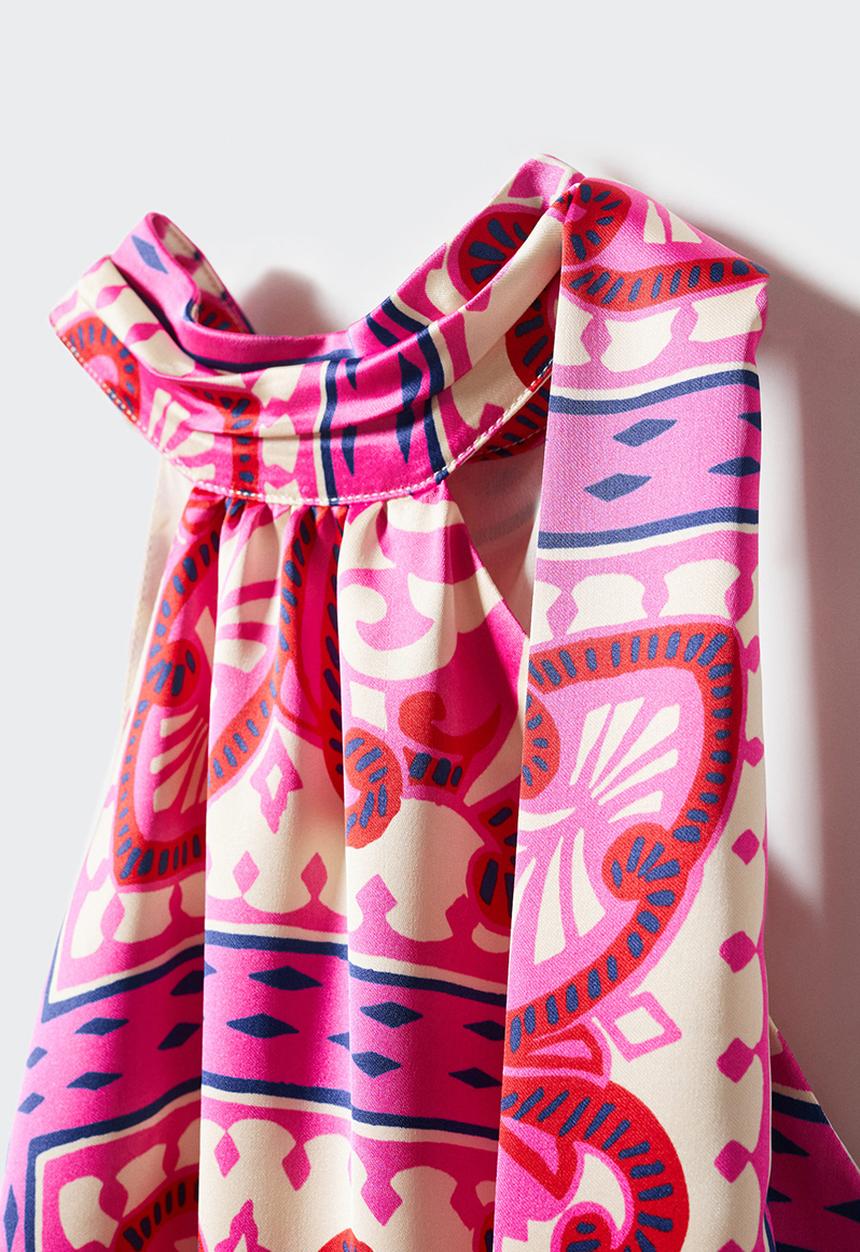 MANGO - Dress pinkie - bright pink