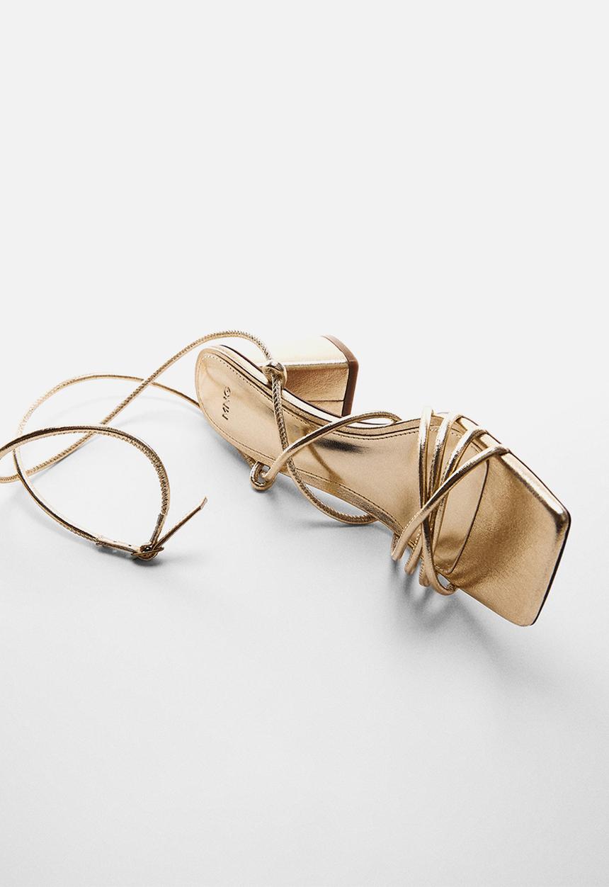 MANGO - Quad heel - gold