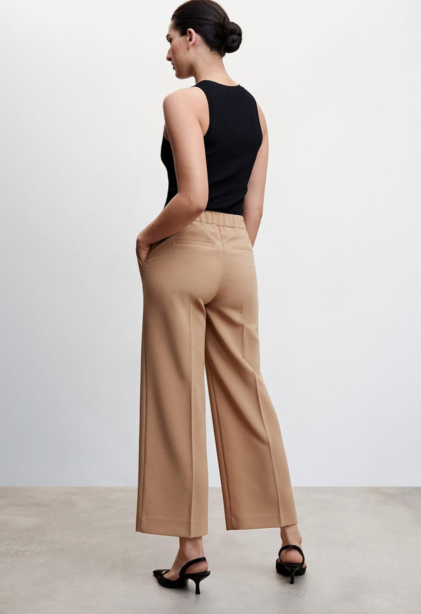 MANGO - Trousers dorado2 - medium brown
