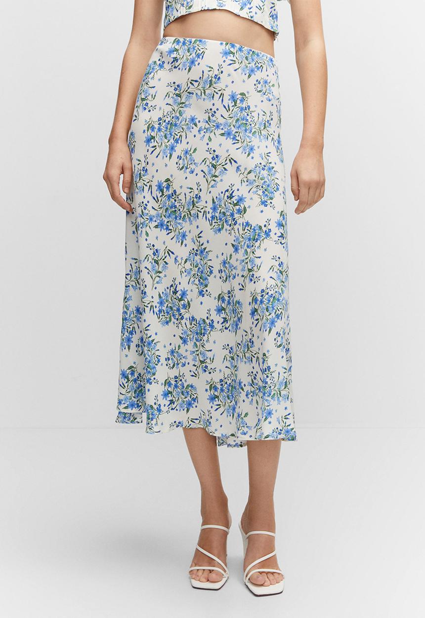 MANGO - Skirt lili - natural