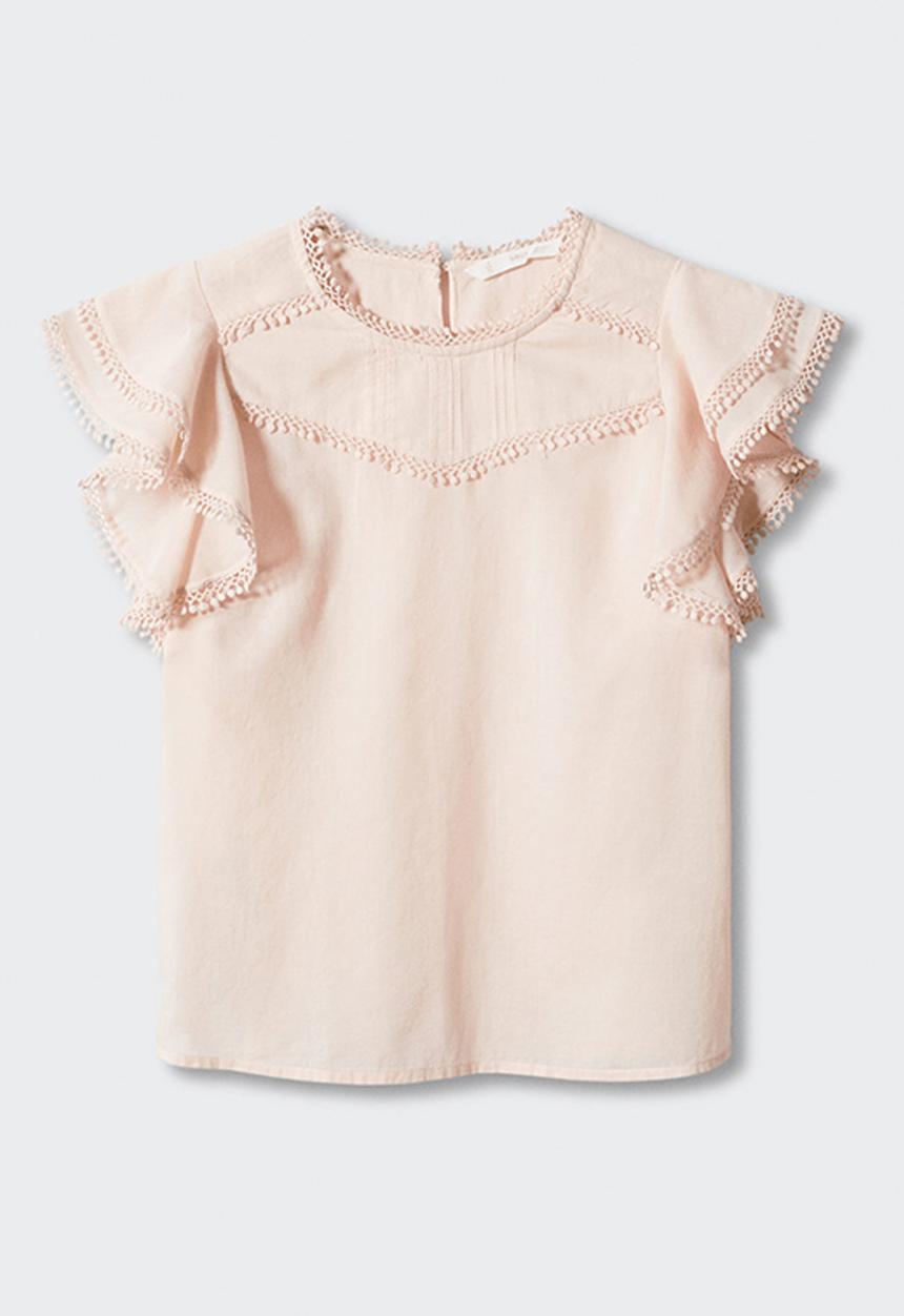 MANGO - Blouse sabina - light beige
