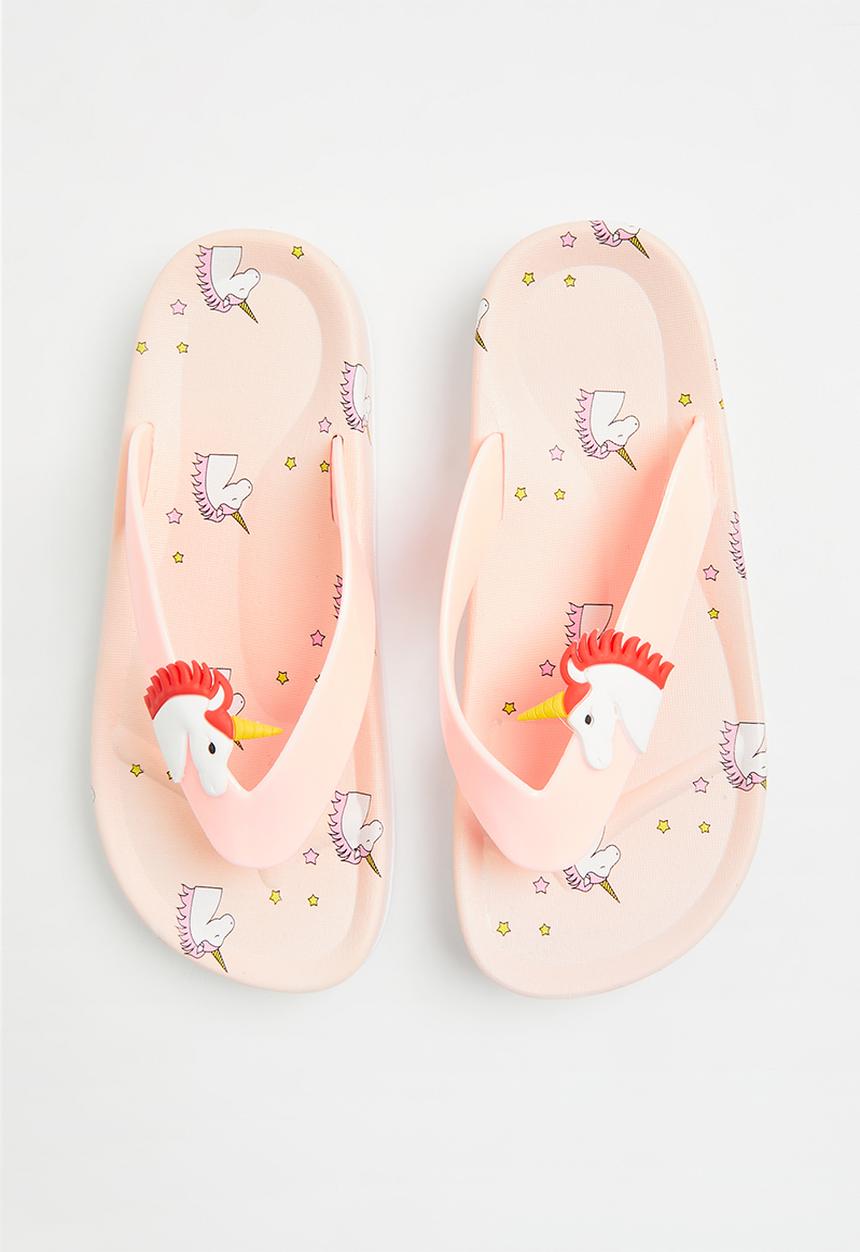 Pop Candy - Unicorn flip flops - pink