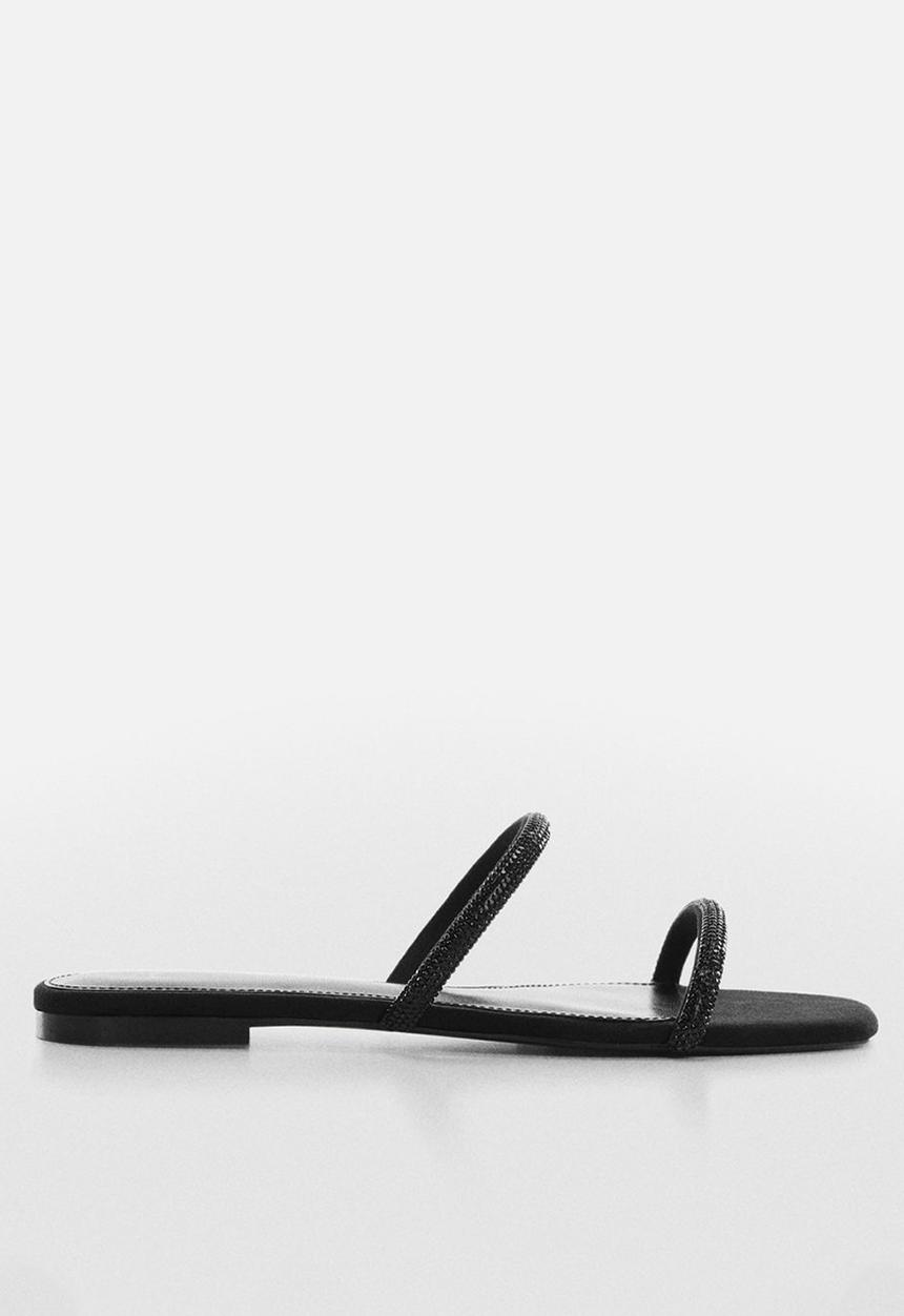 MANGO - Funky sandal - black