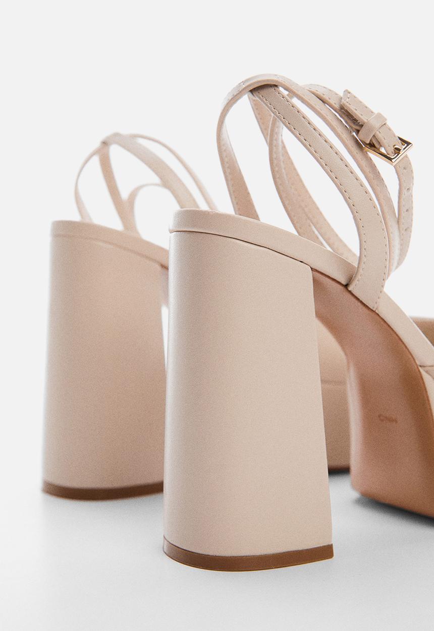 MANGO - Sou heel - light beige