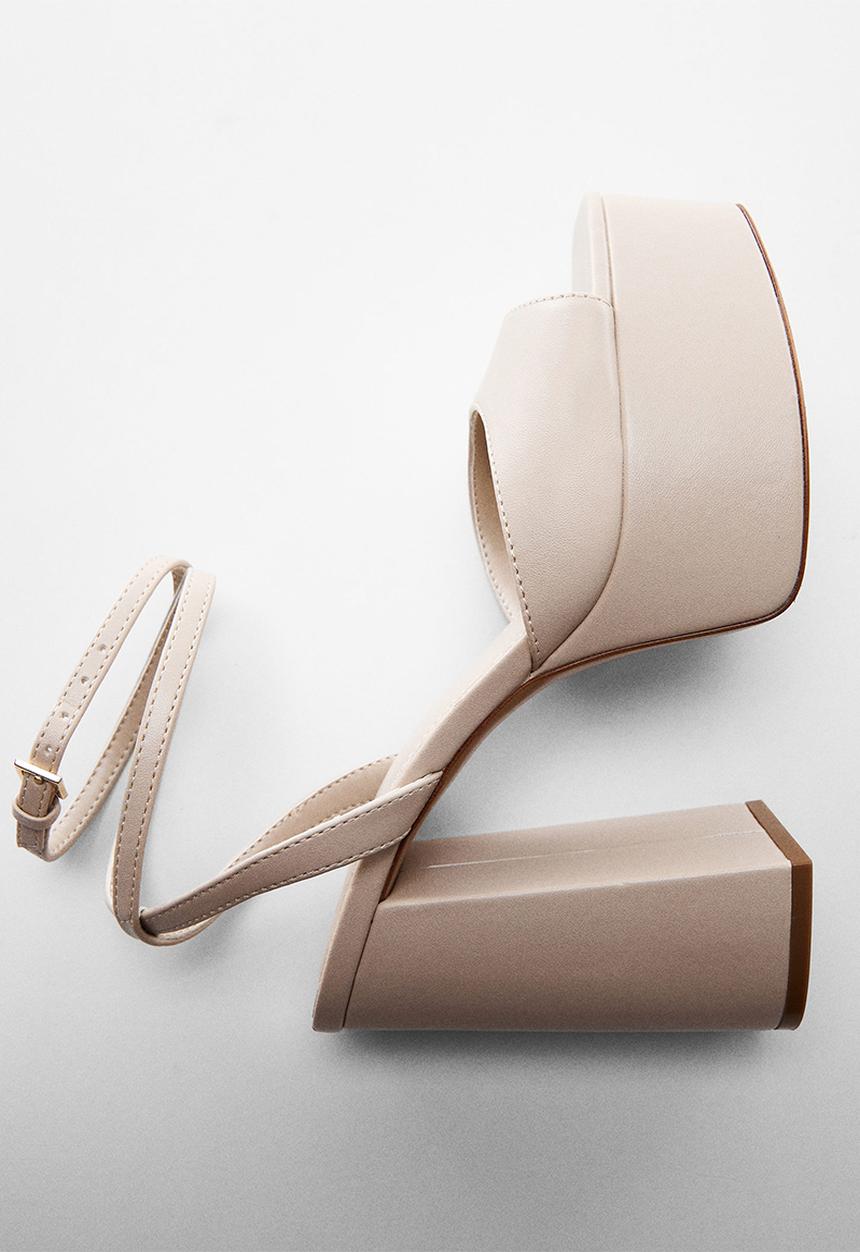 MANGO - Sou heel - light beige