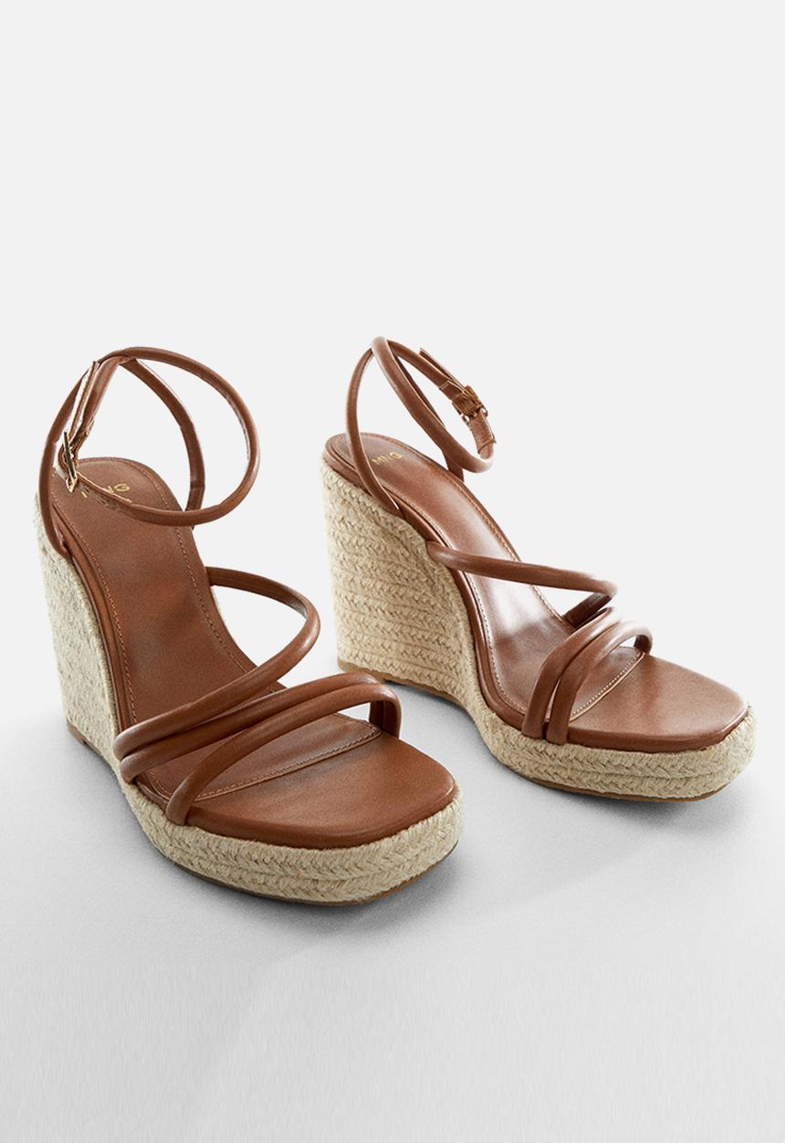MANGO - Eula1 heel - medium brown