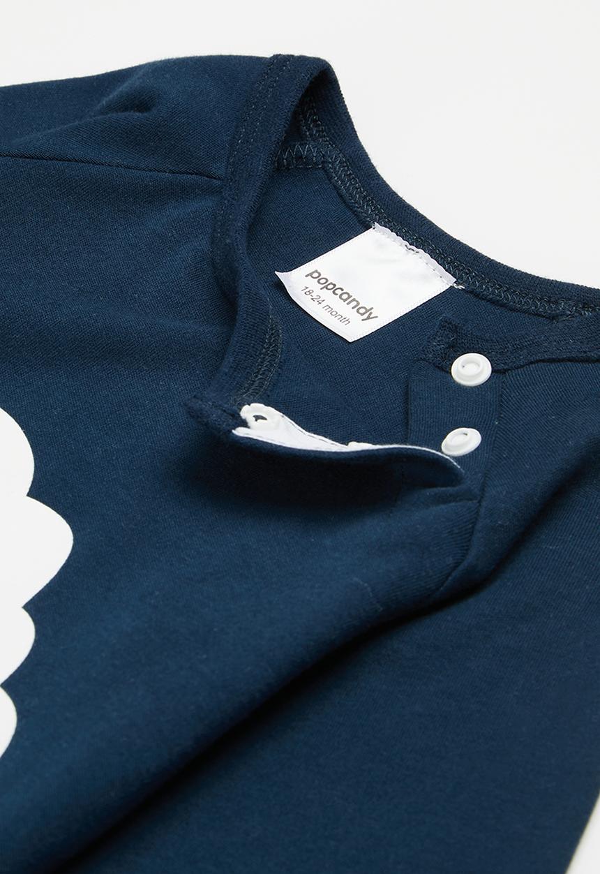 Pop Candy - Boys baby romper - navy