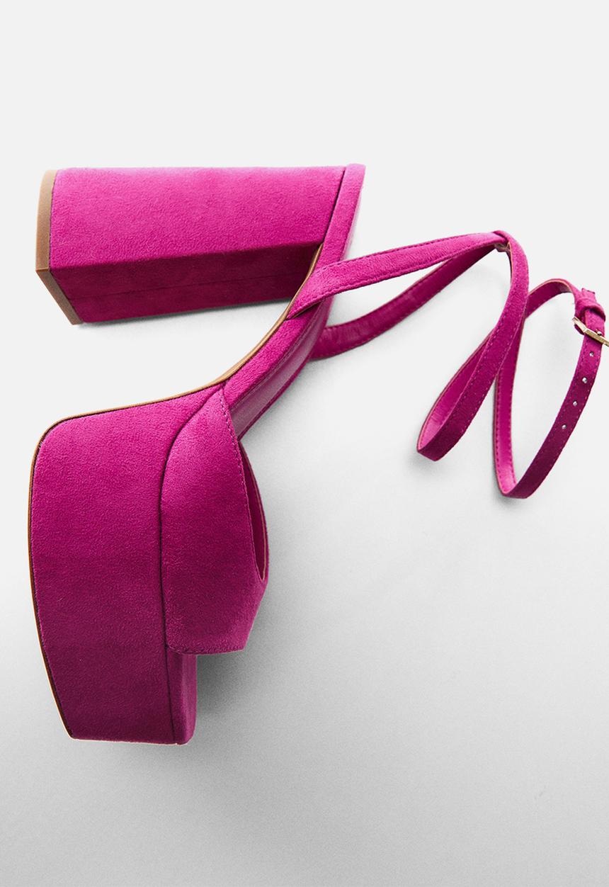 MANGO - Sou1 heel - bright pink