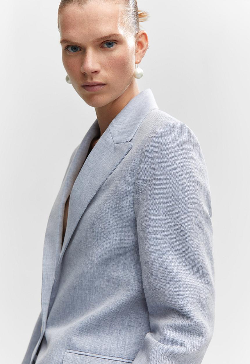 MANGO - Blazer helio - light blue