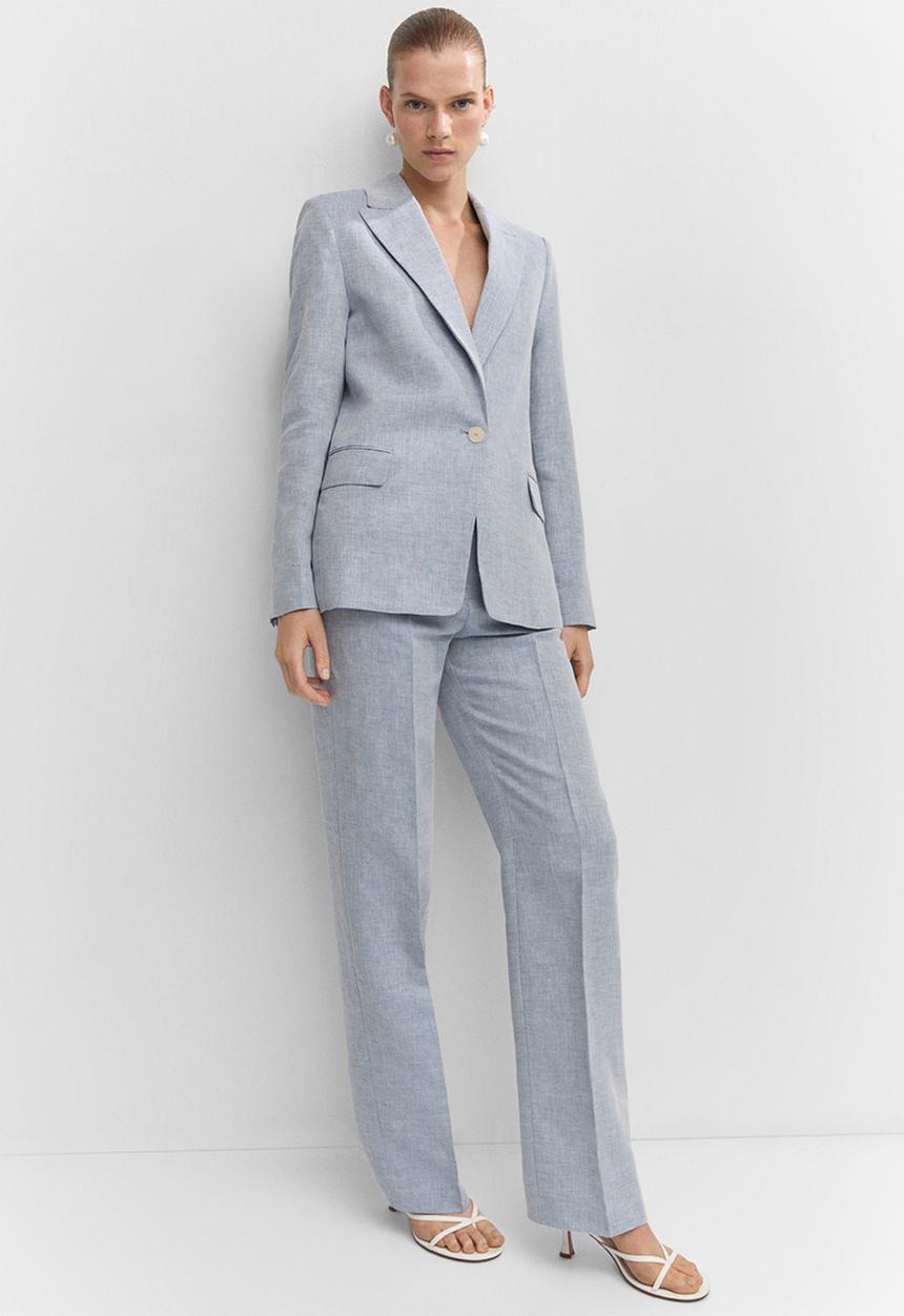 MANGO - Blazer helio - light blue