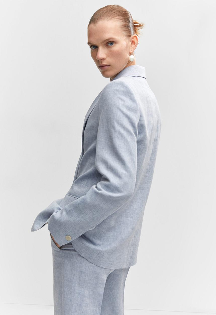 MANGO - Blazer helio - light blue