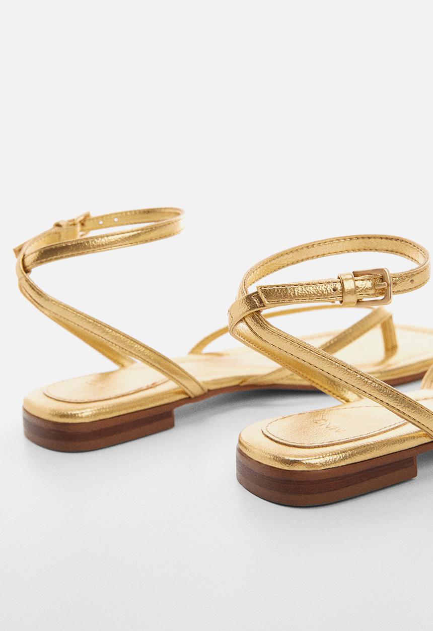 MANGO - March sandal - gold