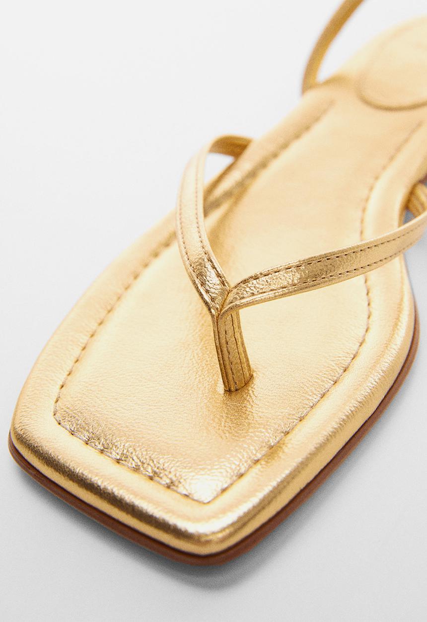 MANGO - March sandal - gold