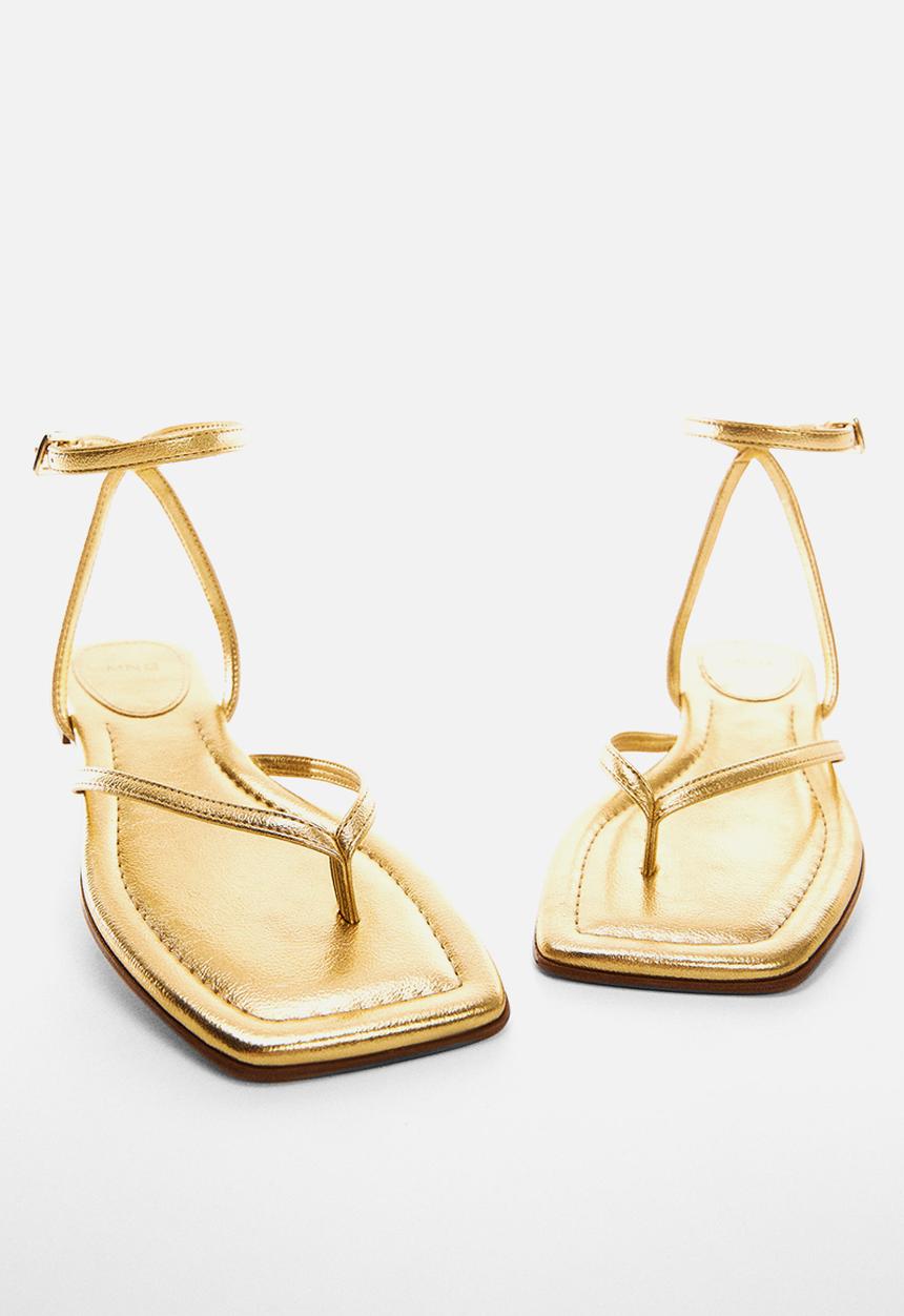 MANGO - March sandal - gold