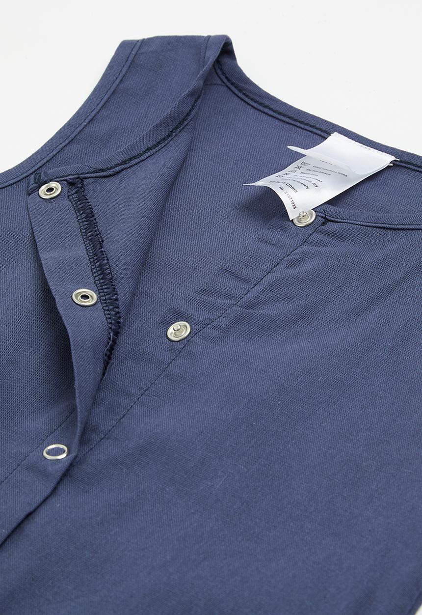 Pop Candy - Button down romper - navy