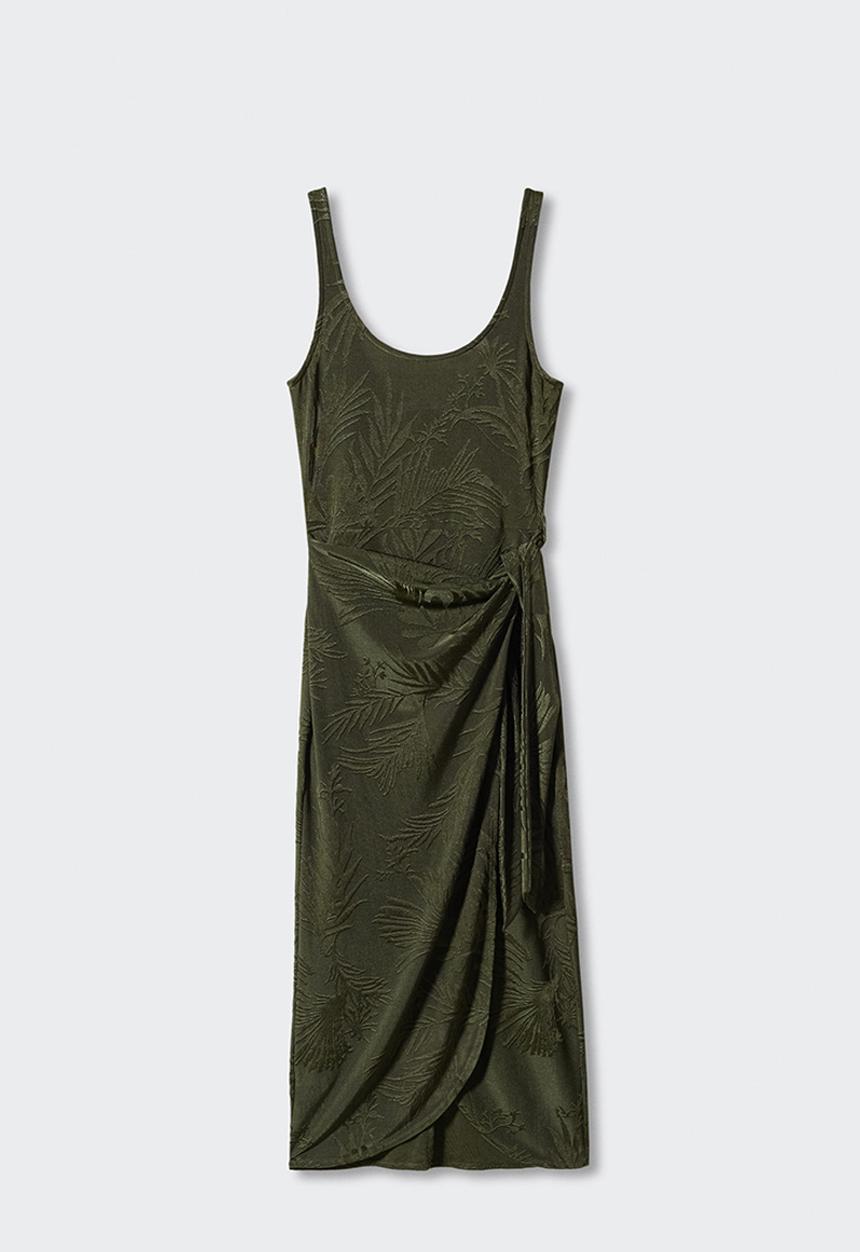 MANGO - Dress firna- green