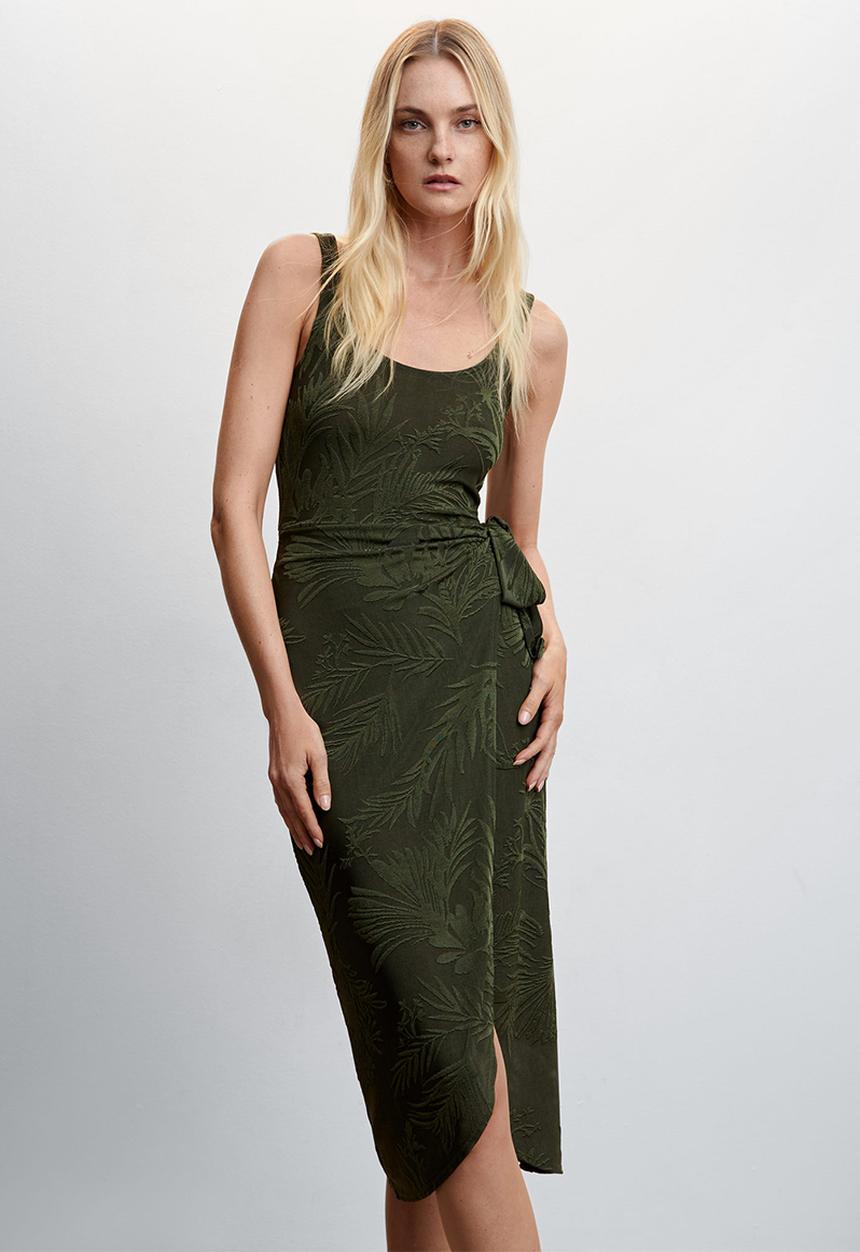 MANGO - Dress firna- green