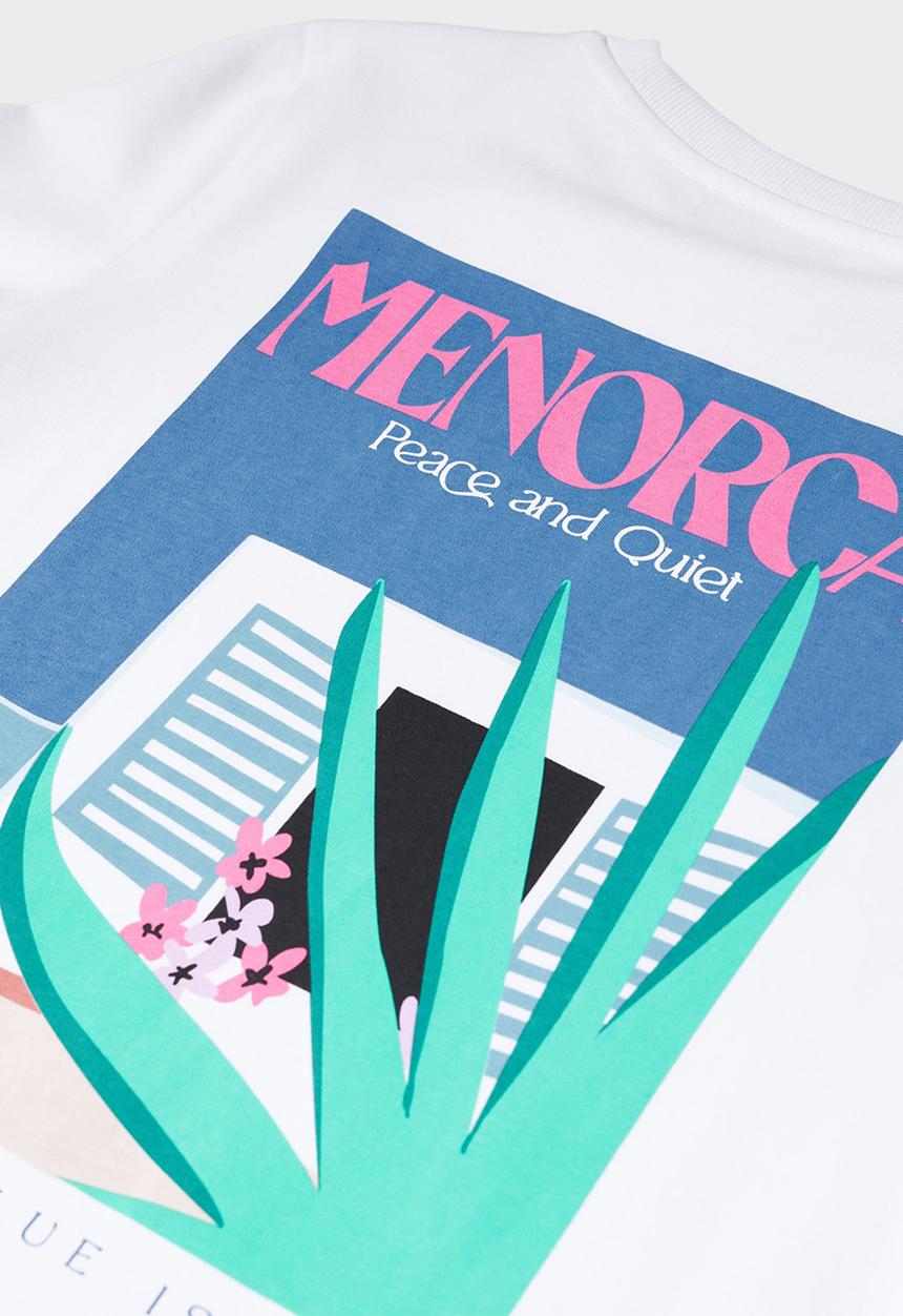 MANGO - T-shirt rin - mid blue