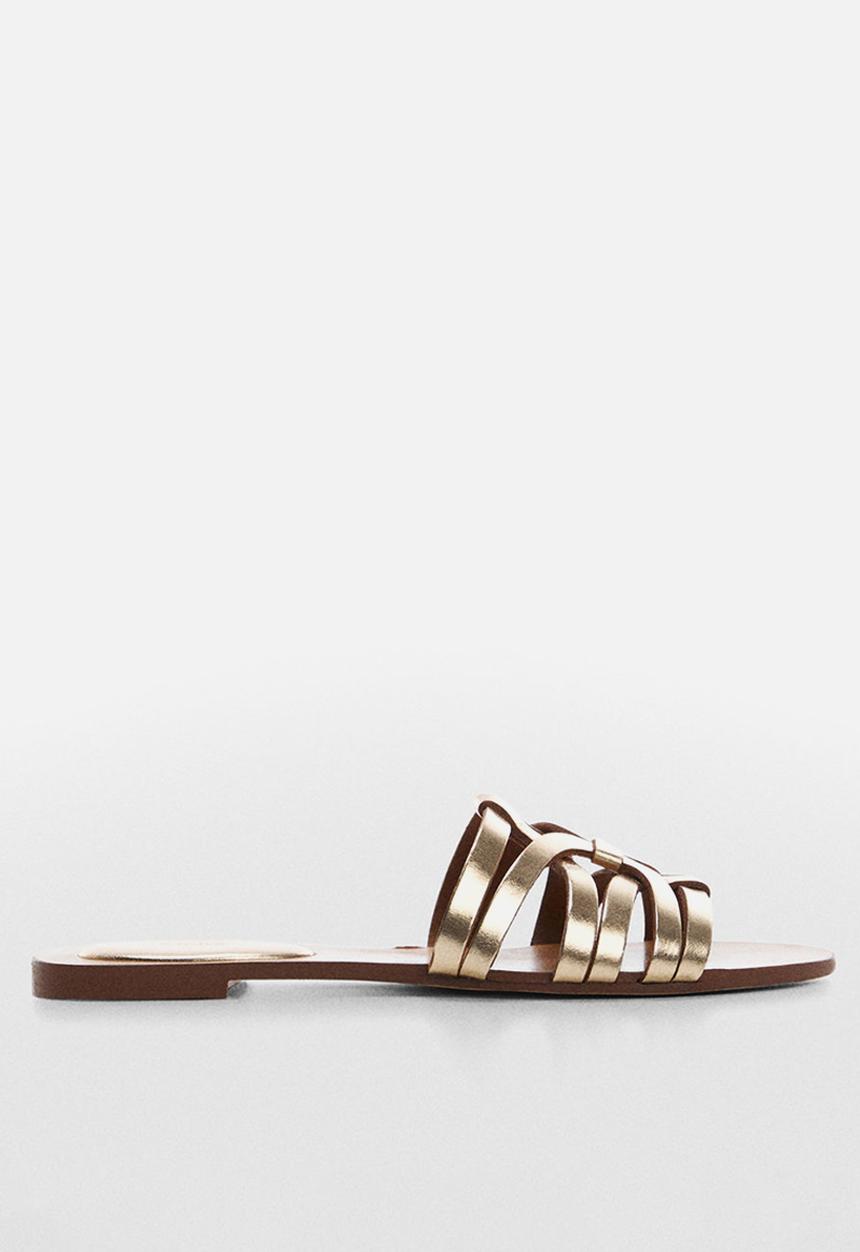MANGO - Pisca sandal - gold