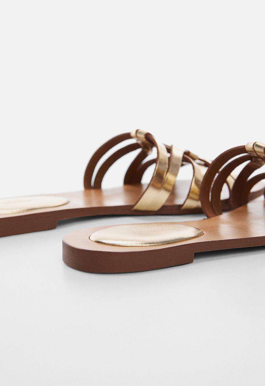 MANGO - Pisca sandal - gold