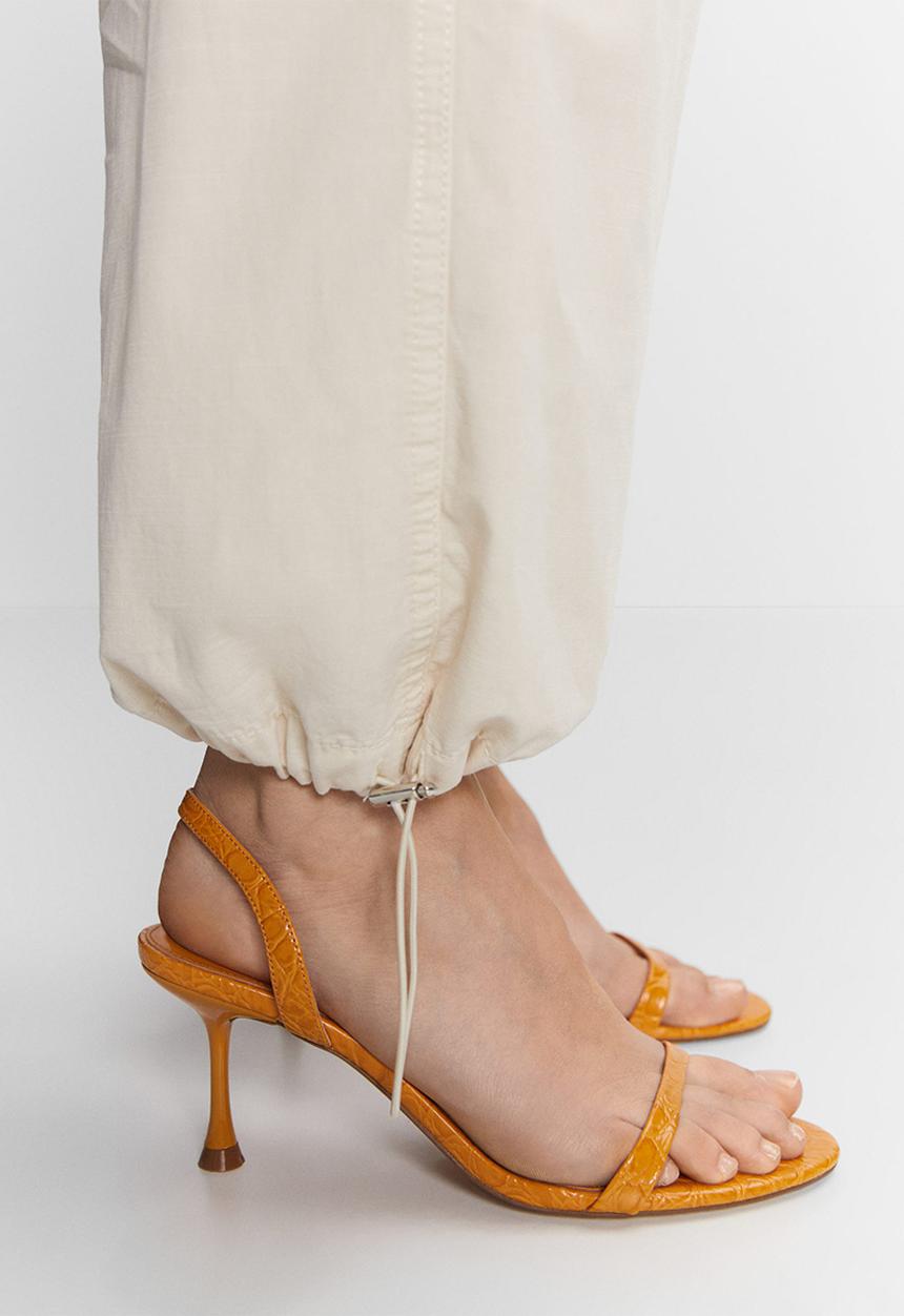 MANGO - Goru heel - medium yellow