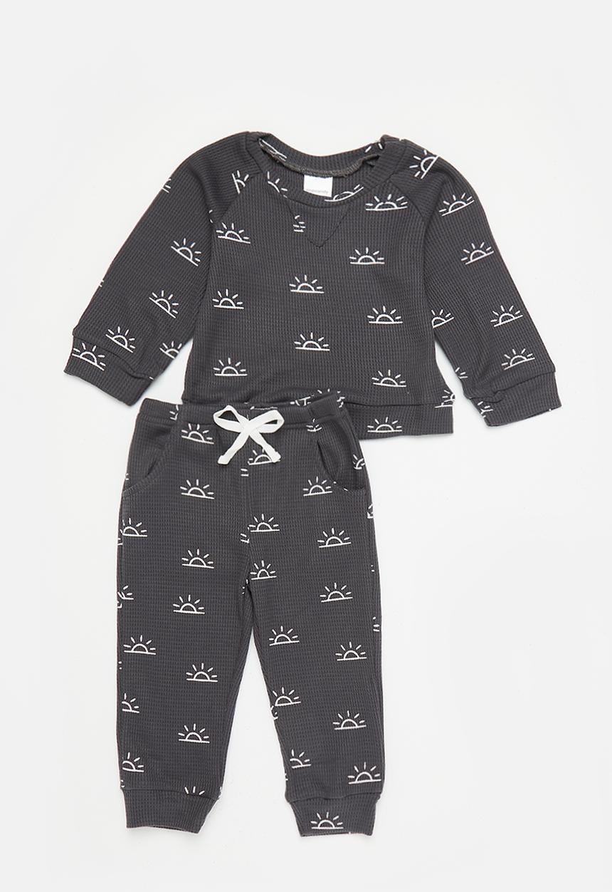 Pop Candy - Boys sweat top & bottom set - grey