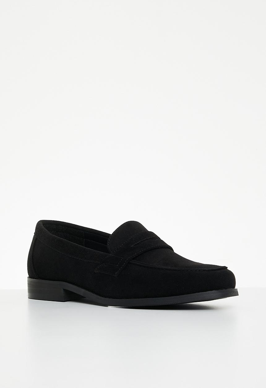 PC - Crouch slip on - black suede
