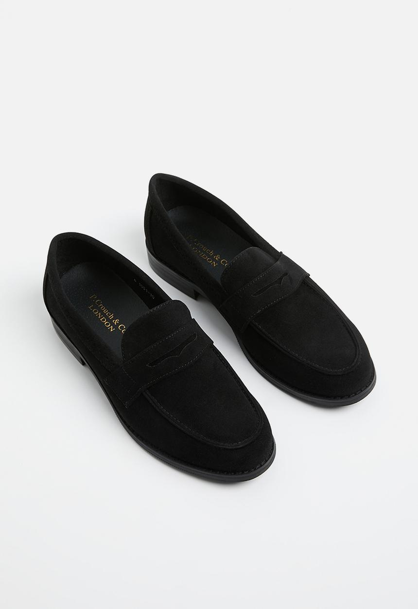 PC - Crouch slip on - black suede