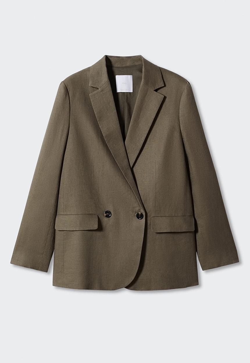 MANGO - Blazer paula - khaki