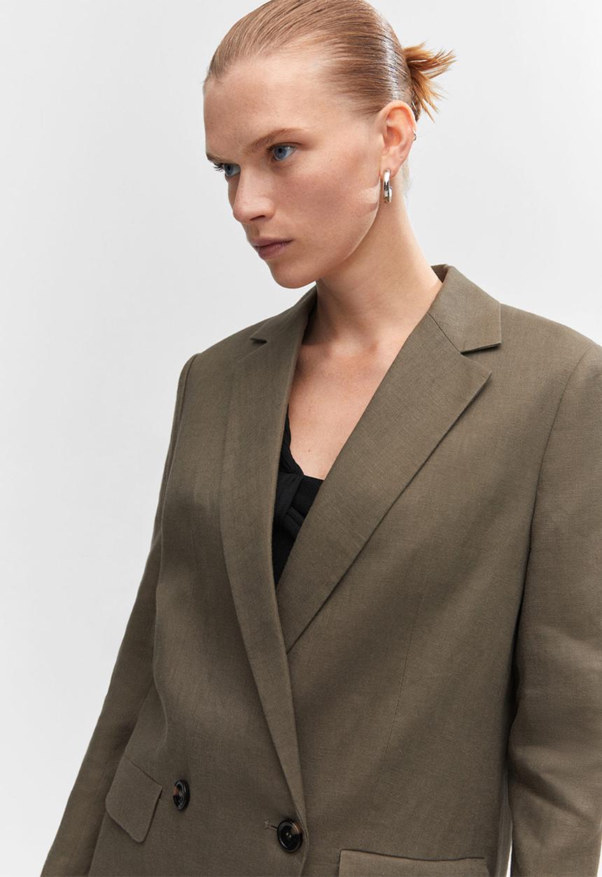 MANGO - Blazer paula - khaki