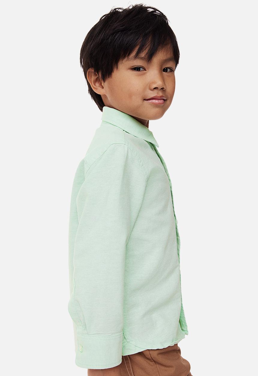 H&M - Cotton shirt - light green 